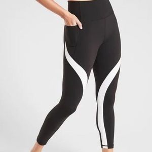 Athleta Salutation Stash Pocket 7/8 Tights/leggings Black, 2x